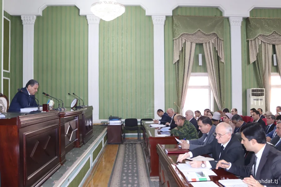 ҶАЛАСАИ НАЗОРАТИИ НАЗДИ РАИСИ ШАҲРИ ВАҲДАТ