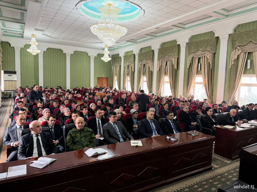 МАШВАРАТИ КОРИИ РАИСИ ШАҲРИ ВАҲДАТ