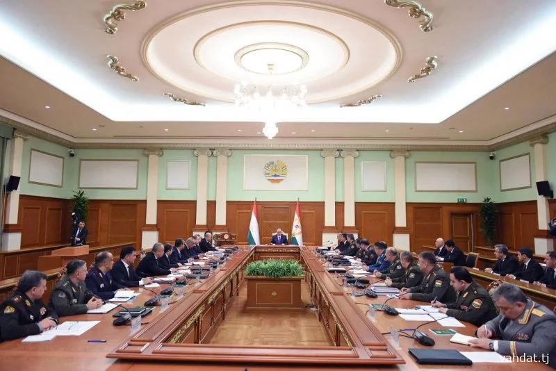 Таҳти раёсати Президенти Ҷумҳурии Тоҷикистон Эмомалӣ Раҳмон ҷаласаи Шурои амният баргузор гардид