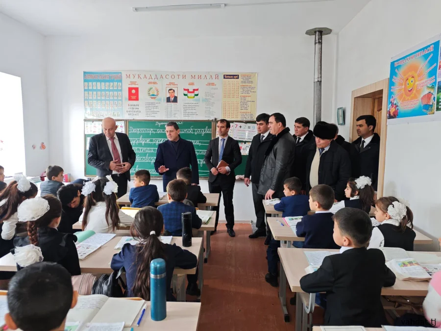 БОЗДИДИ РАИСИ ШАҲРИ ВАҲДАТ МИРЗО ИСМОИЛЗОДА АЗ МУАССИСАҲОИ ТАЪЛИМИИ ДЕҲОТИ ЧӮЯНГАРОН