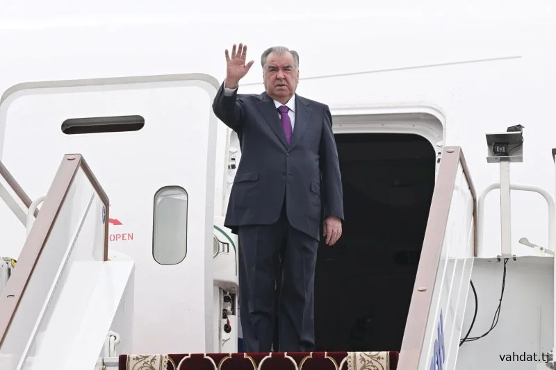 Президенти Ҷумҳурии Тоҷикистон Эмомалӣ Раҳмон ба Ҷумҳурии Қазоқистон сафар намуданд