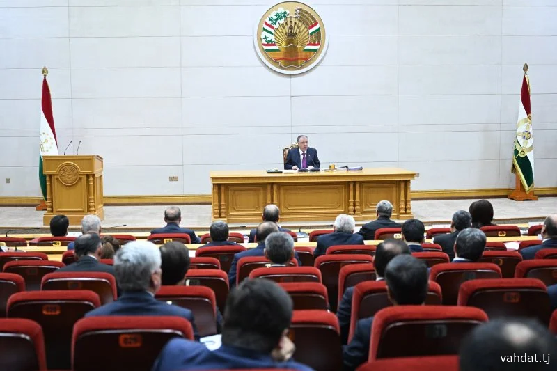 Маҷлиси Ҳукумати Ҷумҳурии Тоҷикистон баргузор шуд